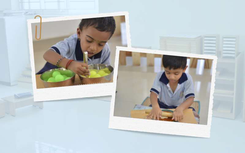 Montessori Learning at Kalpadhaksha